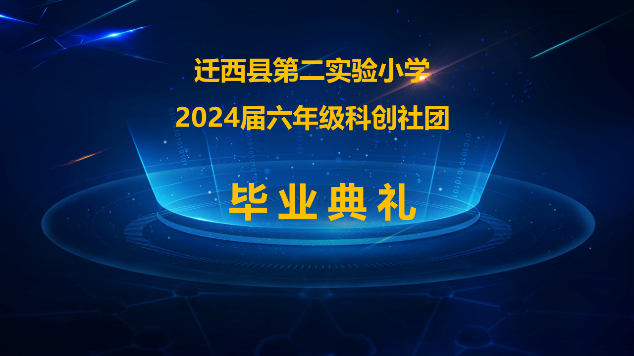 小学2024届六年级科创社团毕业典礼