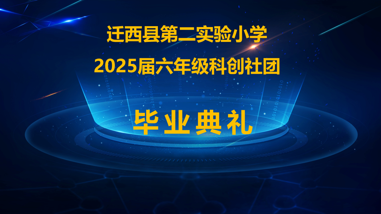 小学2025届六年级科创社团毕业典礼