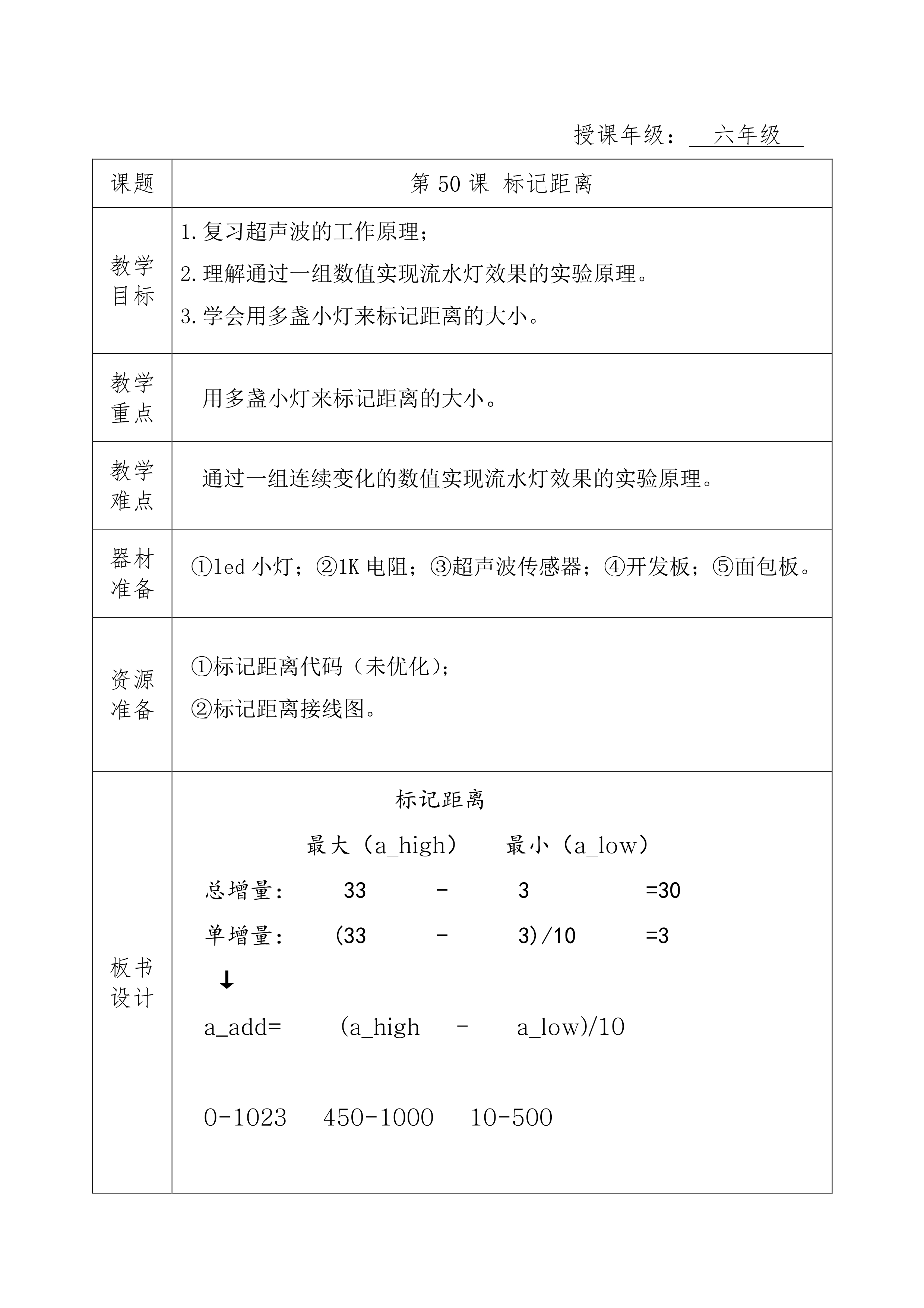 第50课 标记距离_教学设计